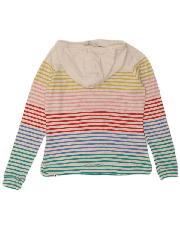 Joules Pull à capuche pour femme UK 44 Medium Multicolore Rayé Coton