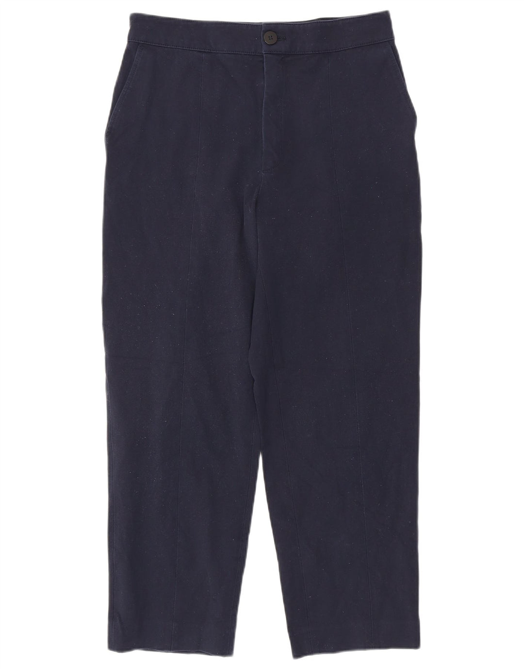 Massimo Dutti Pantalon court pour femme EU 40 Medium W30 L26 Bleu marine