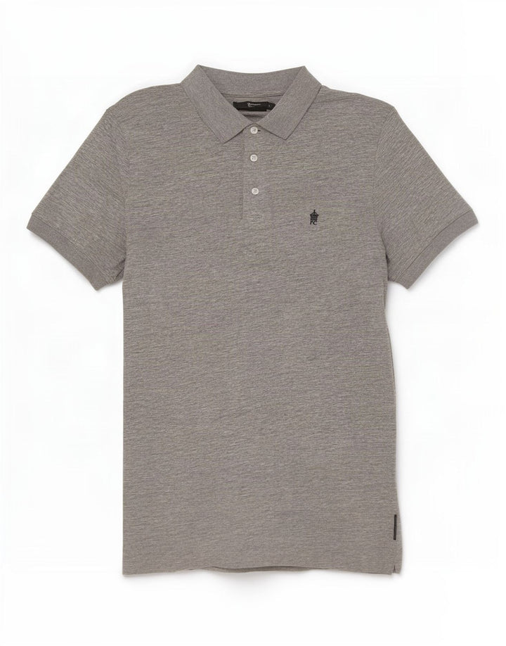 French Connection Polo Homme Grand Gris Coton