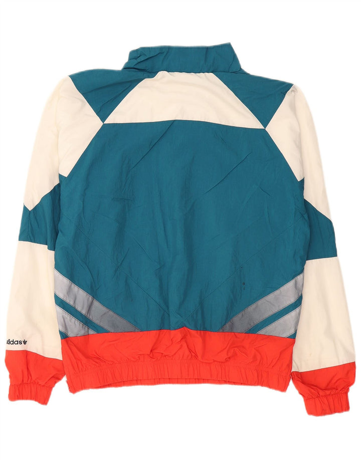 ADIDAS Veste de survêtement pour homme Petit Bleu Colorblock Nylon