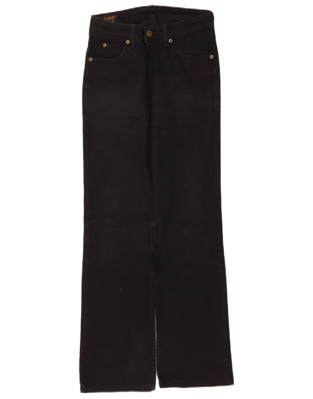 Lee Cameron Bootcut Jeans Femme W28 L33 Gris Coton