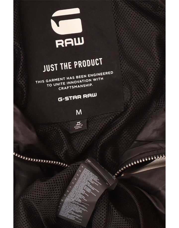 G-Star Veste Bomber Graphique Homme UK 38 Medium Noir Polyamide