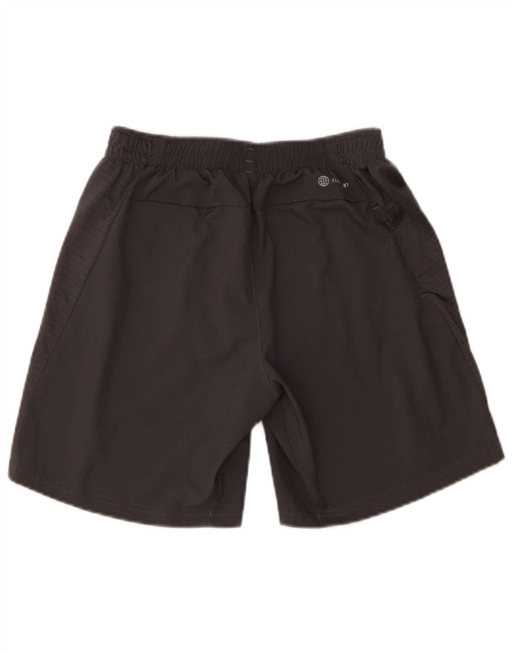 Adidas Short de sport Aeroready pour hommes, petit, gris, polyester