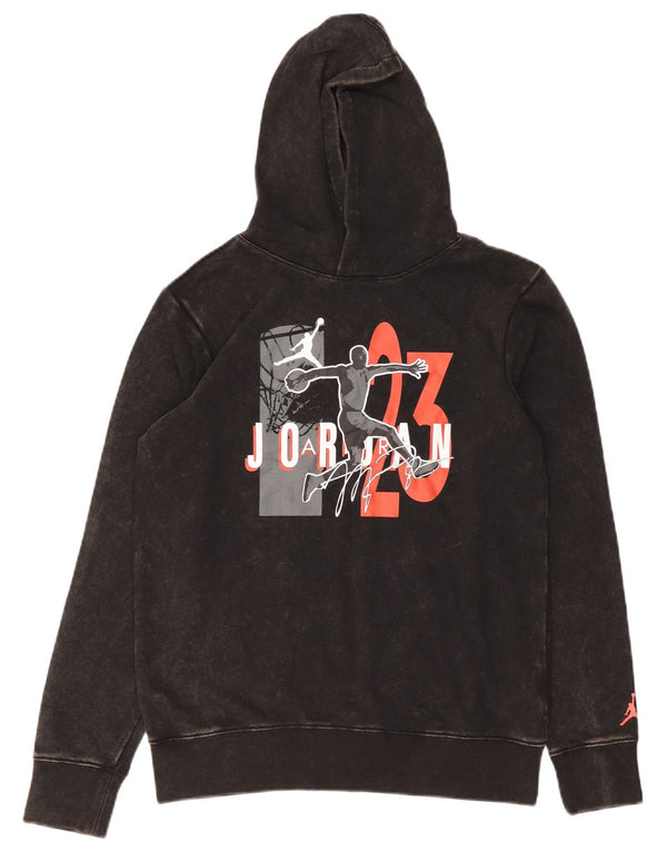 Jordan Pull à capuche graphique pour garçon 13-14 ans XL Noir Coton