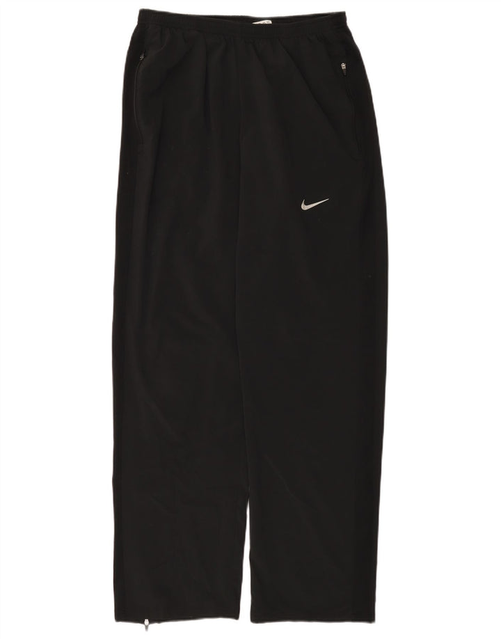 Pantalon de survêtement Nike Dri Fit pour femme UK 16 Large Noir Polyester