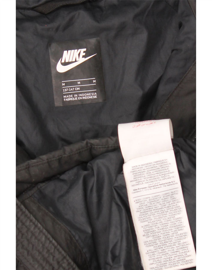 Veste matelassée à capuche Nike garçon 10-11 ans noir moyen polyester