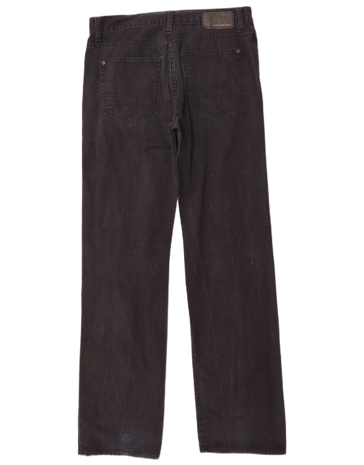 Calvin Klein Jean droit homme W33 L34 bleu marine coton