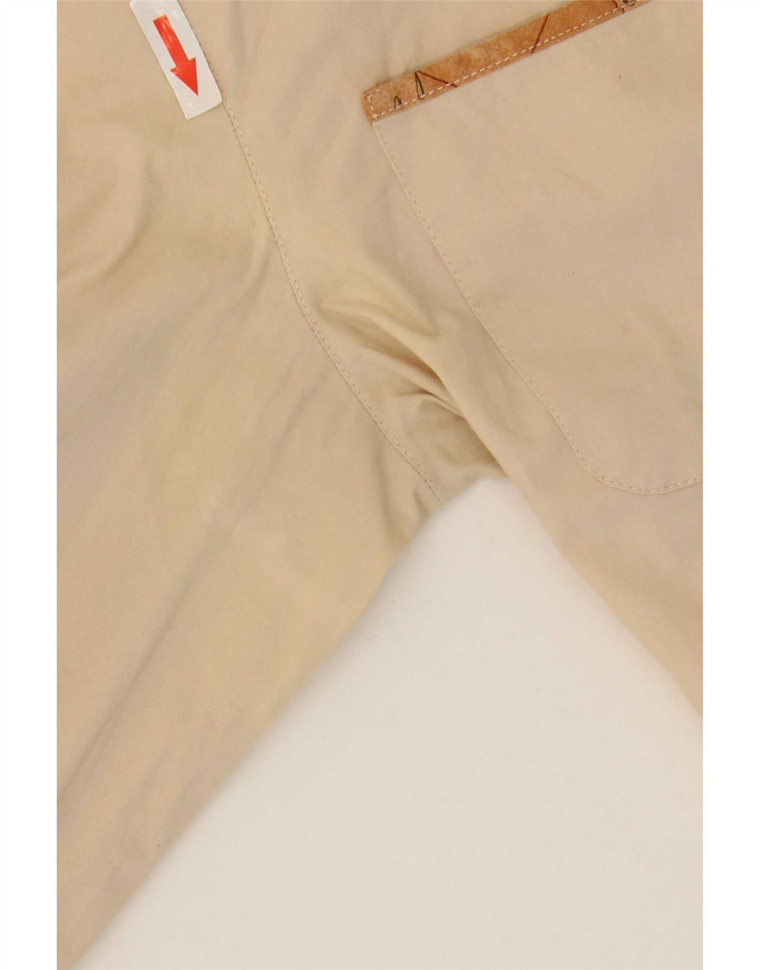 ALVIERO MARTINI Chemise Femme UK 16 Grand Coton Beige