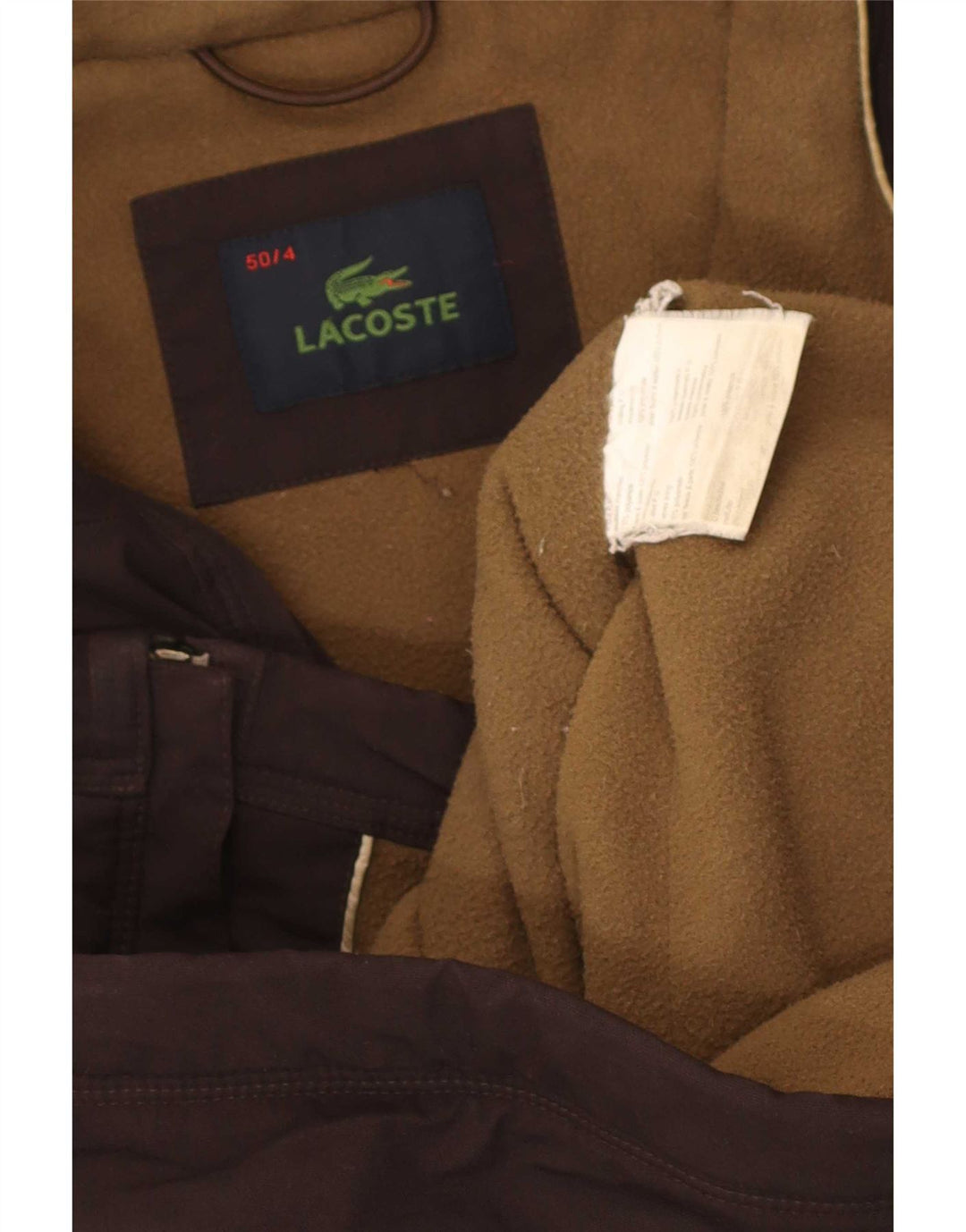 Lacoste Veste coupe-vent homme taille 4 marron moyen polyamide