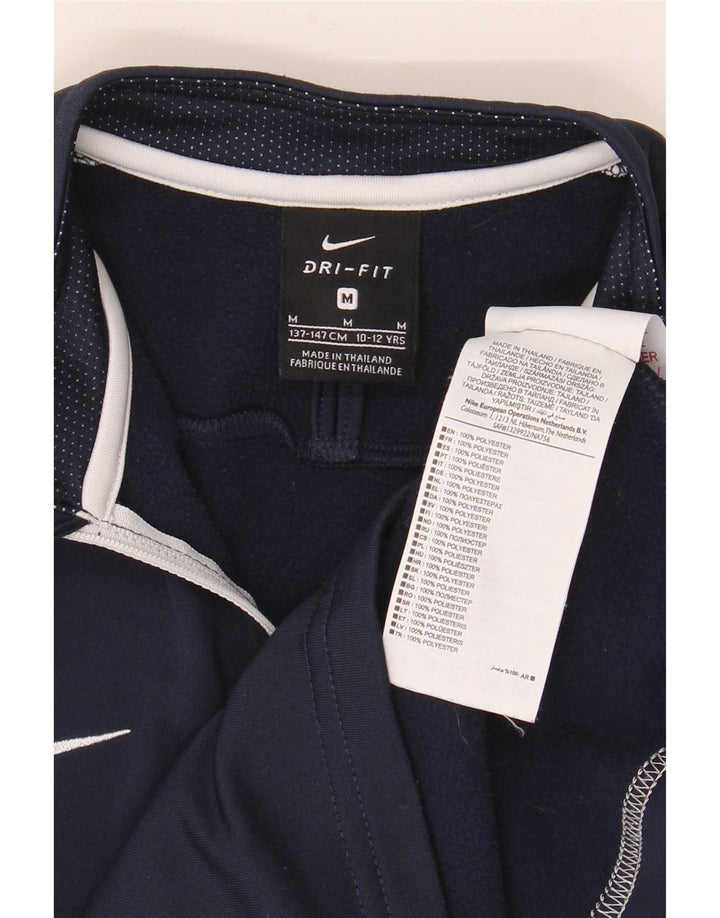 Haut de survêtement Nike Dri Fit Pullover pour garçon 10-11 ans Bleu marine moyen