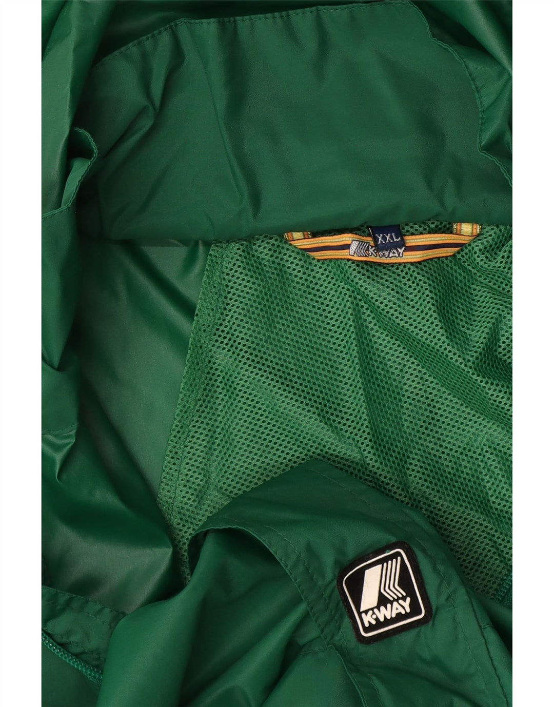 K-Way Veste de pluie à capuche pour homme UK 44 2XL Vert