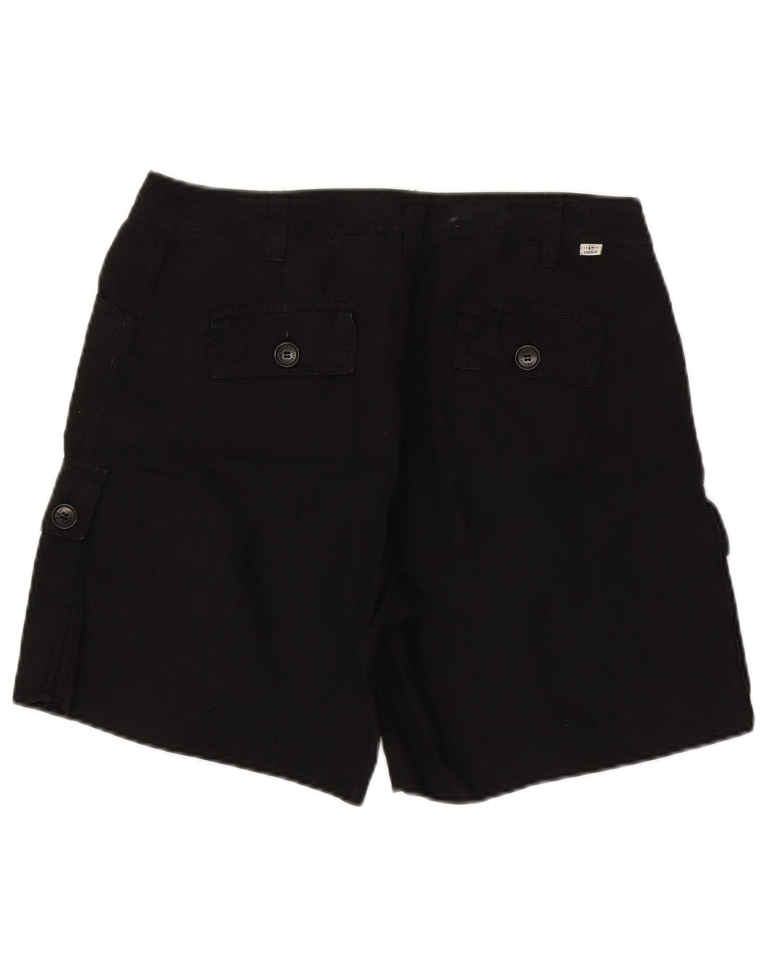 Cerruti 1881 Short Cargo Homme W32 Lin Noir Moyen