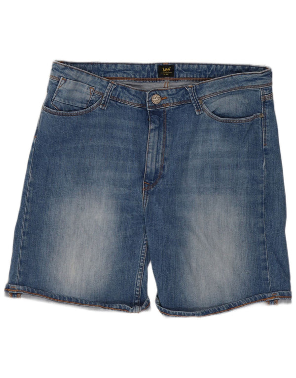 Lee Short en jean Boyfriend pour femme W32 en coton bleu moyen