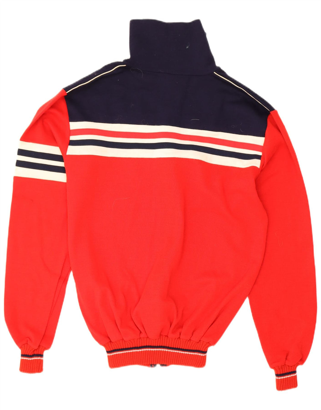 Grifone Cardigan entièrement zippé pour homme IT 50 Rouge moyen Acrylique colour block