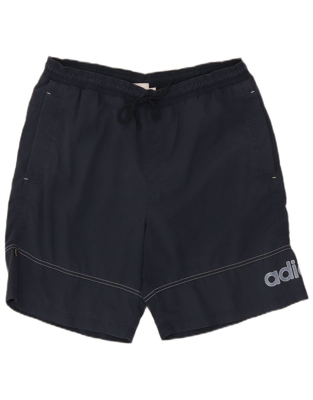 Adidas Short de Sport Graphique Homme Bleu Marine Moyen Polyamide