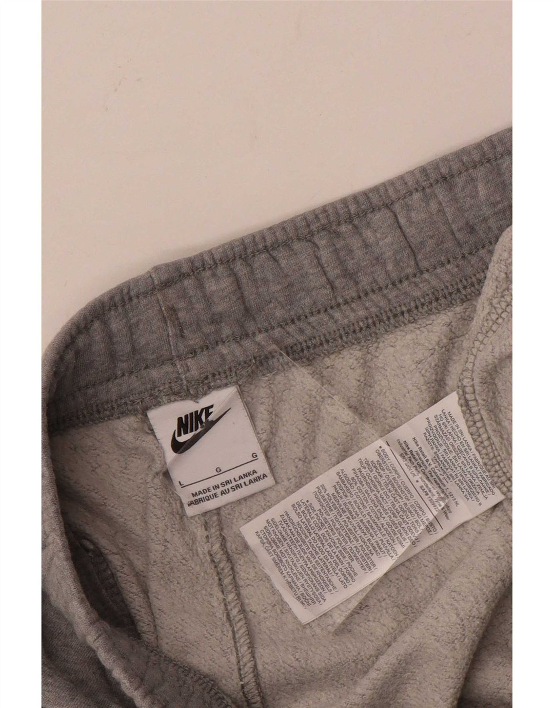 Nike Pantalon de survêtement pour homme en coton gris Taille L