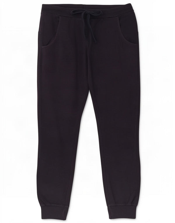 Benetton Pantalon De Survêtement Joggers UK 14 Large Bleu Marine Femme