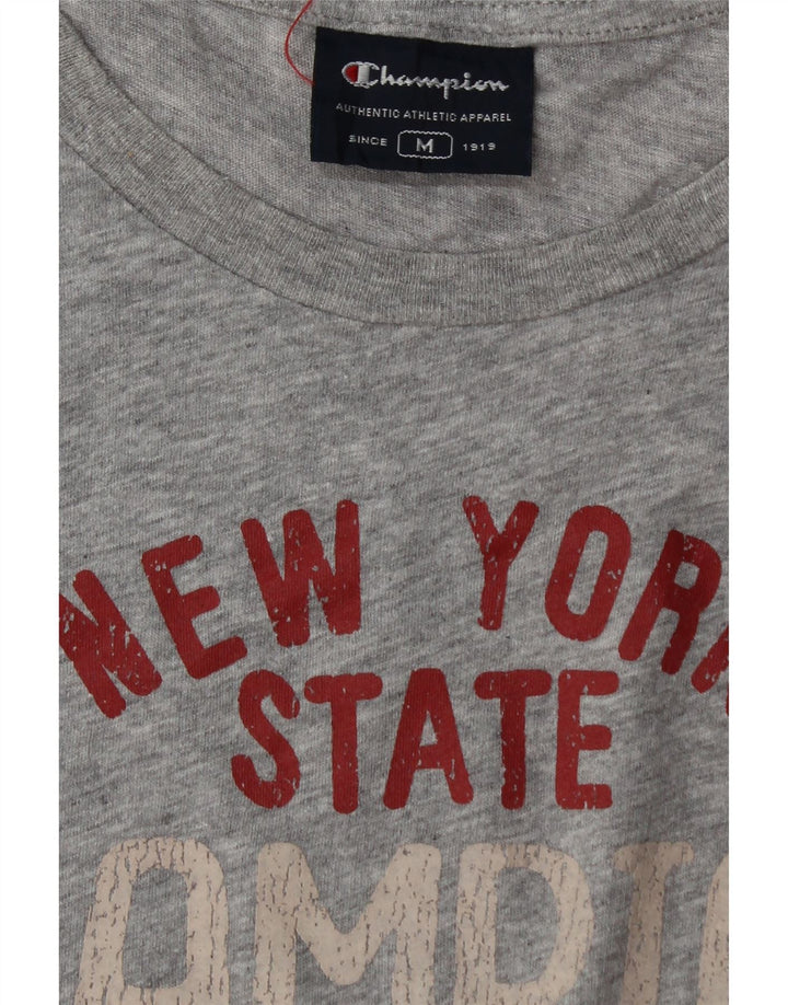 Champion Débardeur Graphique Homme Gris Moyen Moucheté