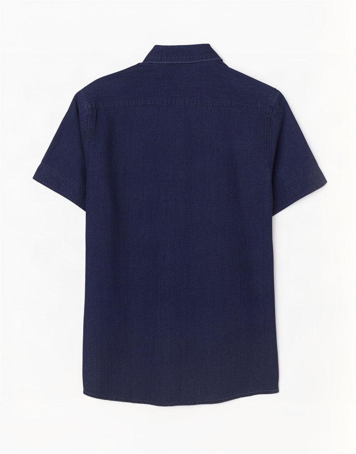 G-Star Chemise à manches courtes homme bleu marine moyen coton