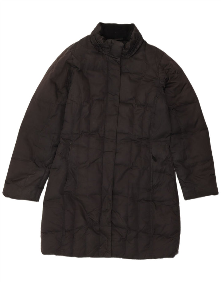 Eddie Bauer Manteau rembourré surdimensionné pour femme UK 10 Petit Noir Polyester