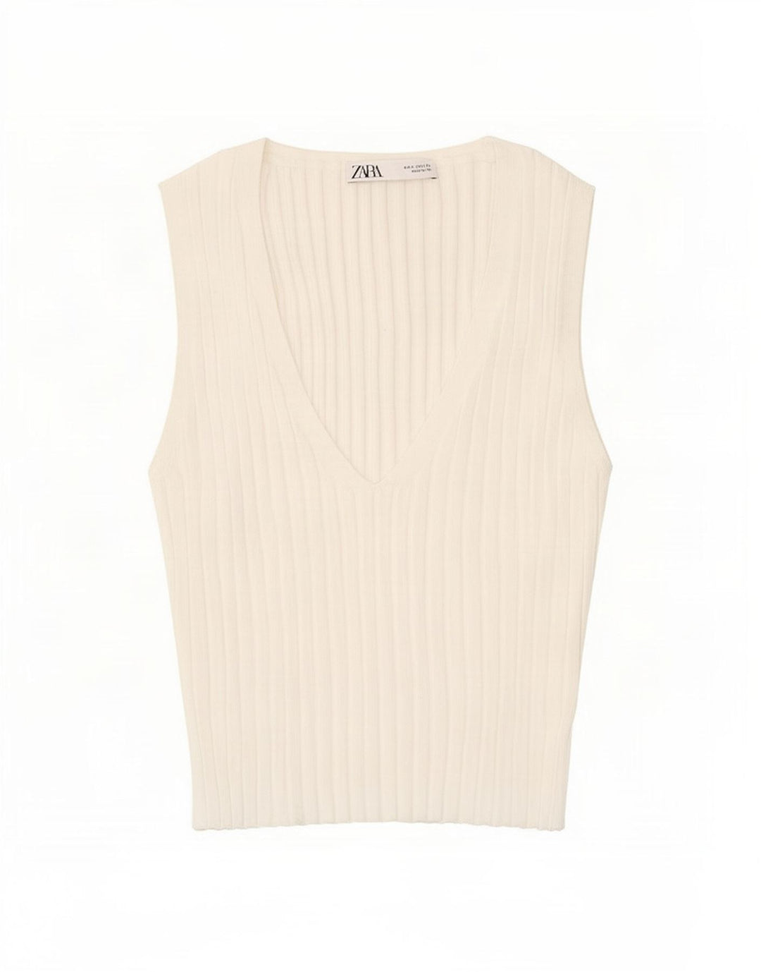 Zara Femme Débardeur UK 8 Petit Blanc