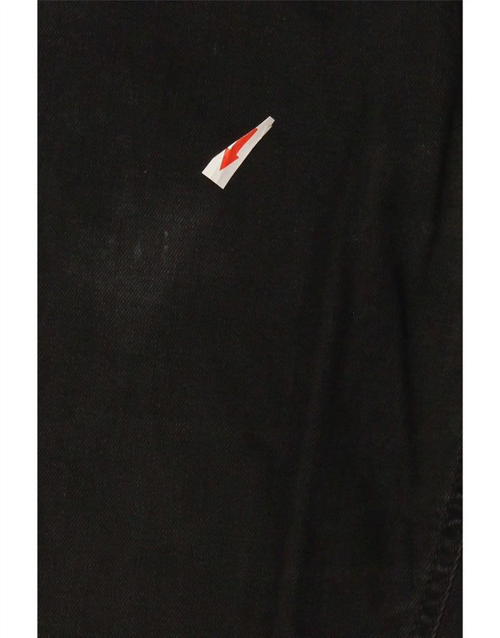 Gas Jean Slim Albert Femme W33 L28 Coton Noir