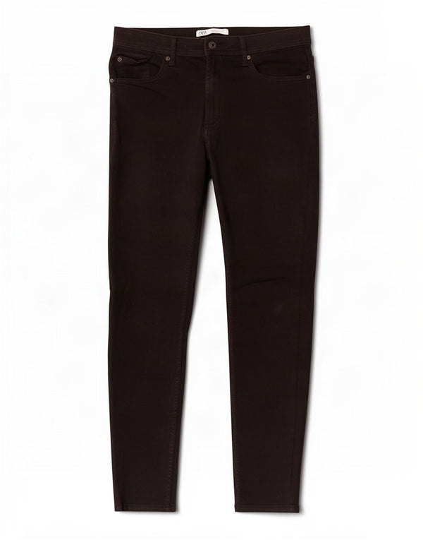 Zara Jean skinny pour homme EU 44 Large W34 L30 Coton noir