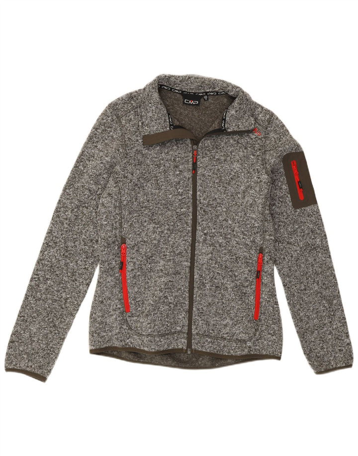 CMP Veste de Survêtement Femme UK 14 Gris Moyen Polyester Moucheté