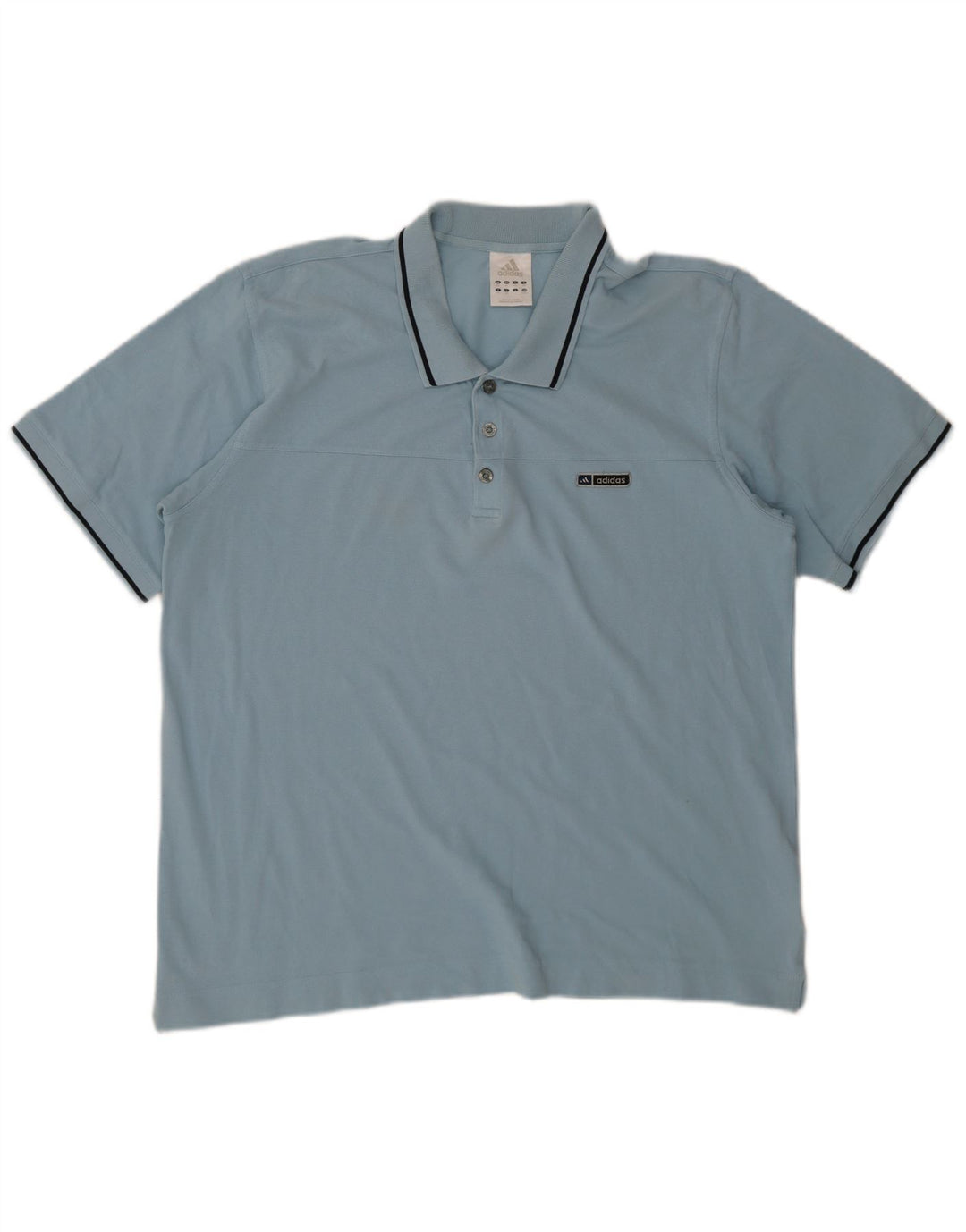 Adidas Polo Homme 2XL Bleu Coton