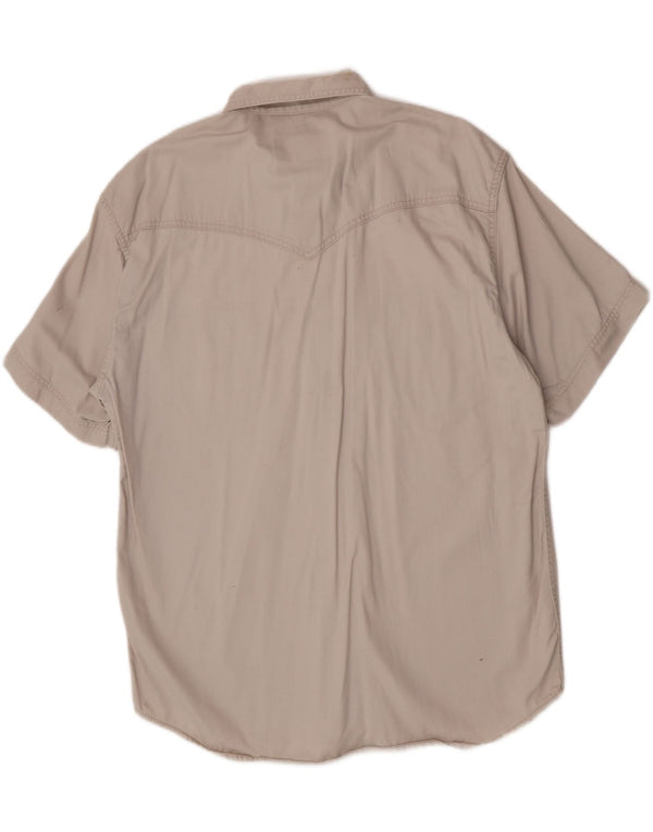 Wrangler Chemise Western à manches courtes pour homme XL Beige