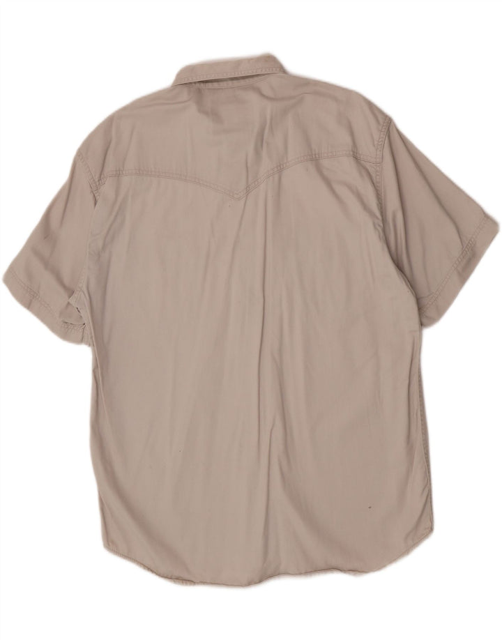 Wrangler Chemise Western à manches courtes pour homme XL Beige