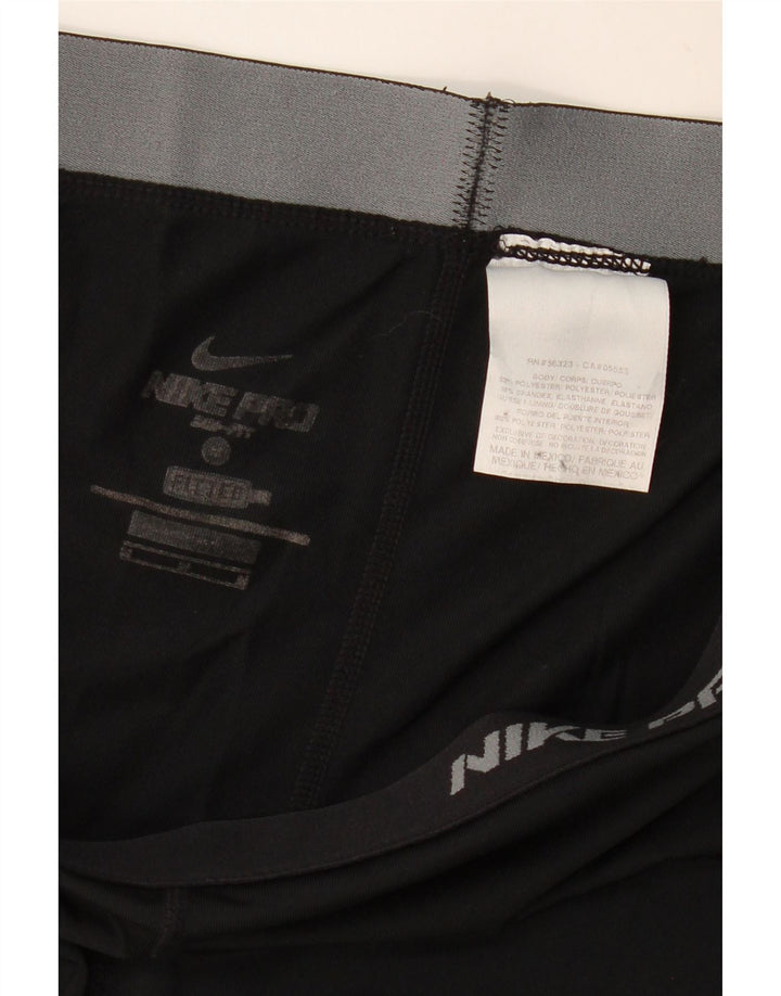 Pantalon de survêtement Nike Dri Fit pour femme UK 12 Polyester noir moyen