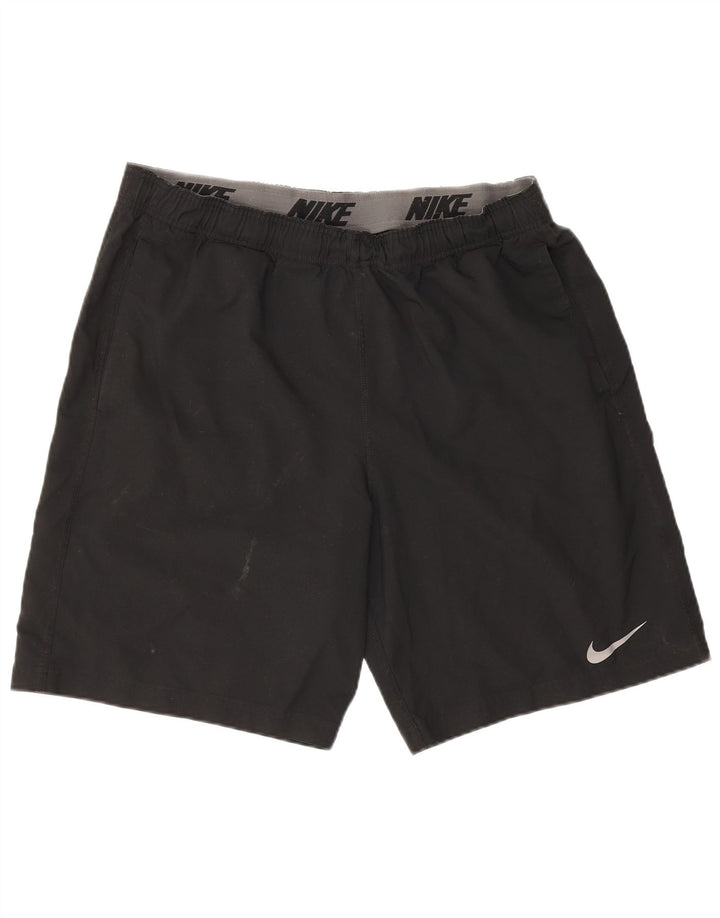 Short de sport Nike Dri Fit pour hommes, grand, noir, polyester