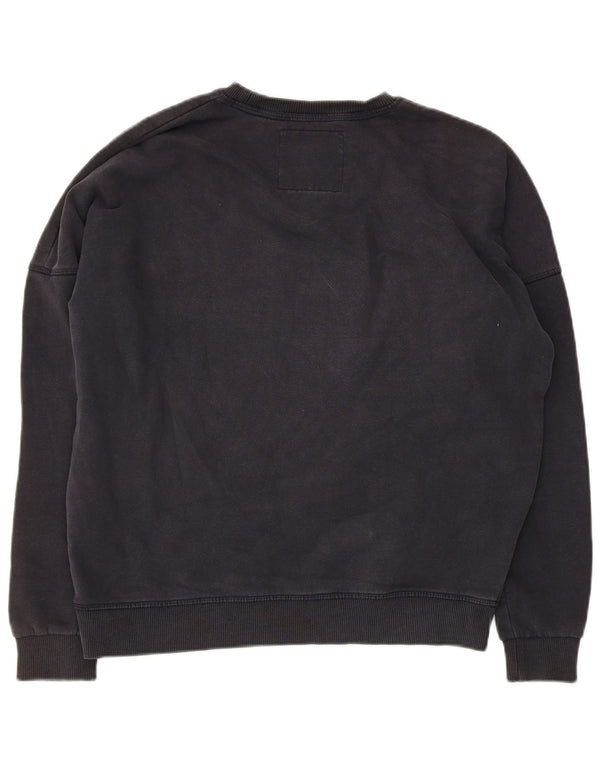 Superdry Pull-over surdimensionné graphique pour hommes UK 8 Small Gris Coton