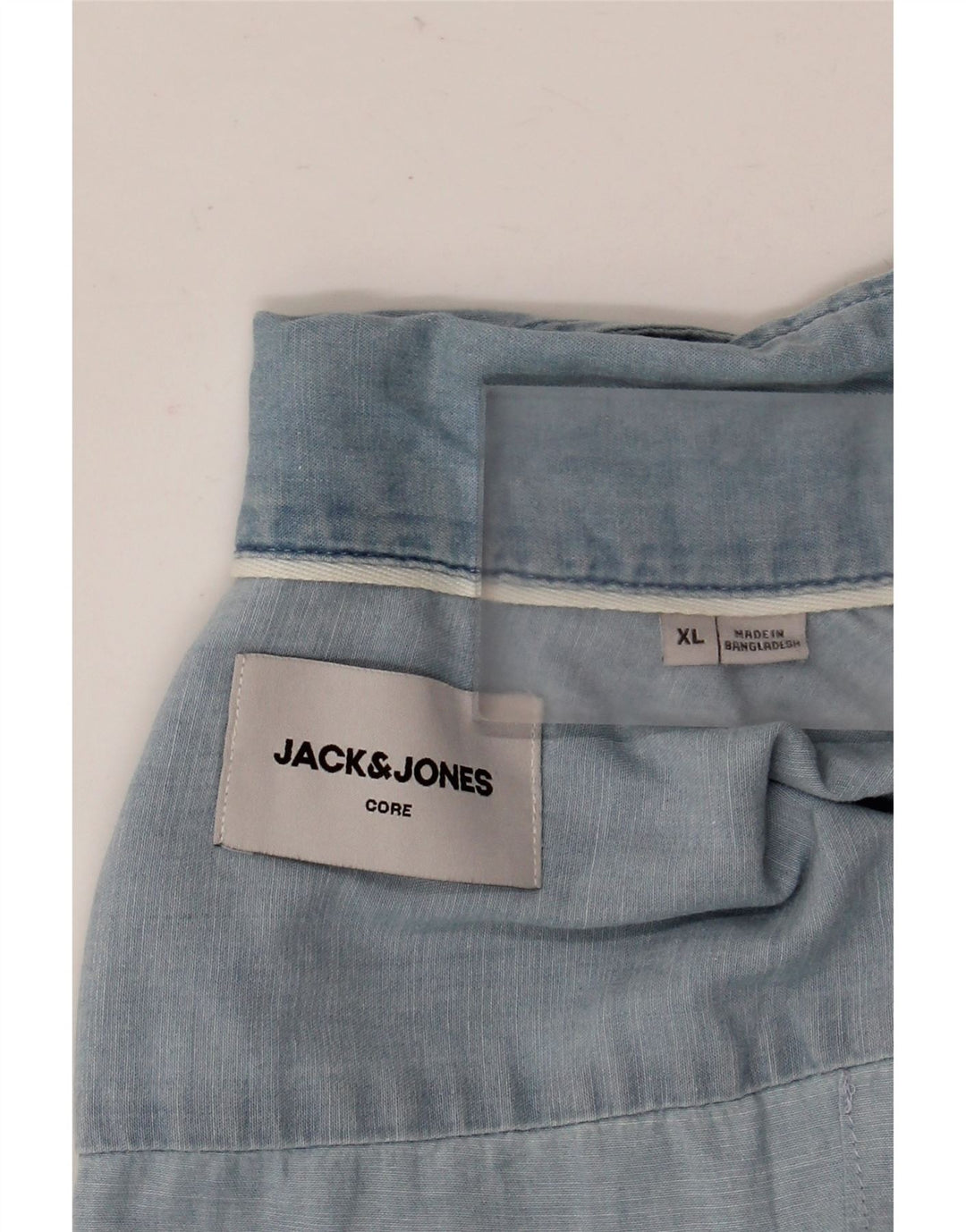 Jack & Jones Chemise à Manches Courtes Homme XL Bleu