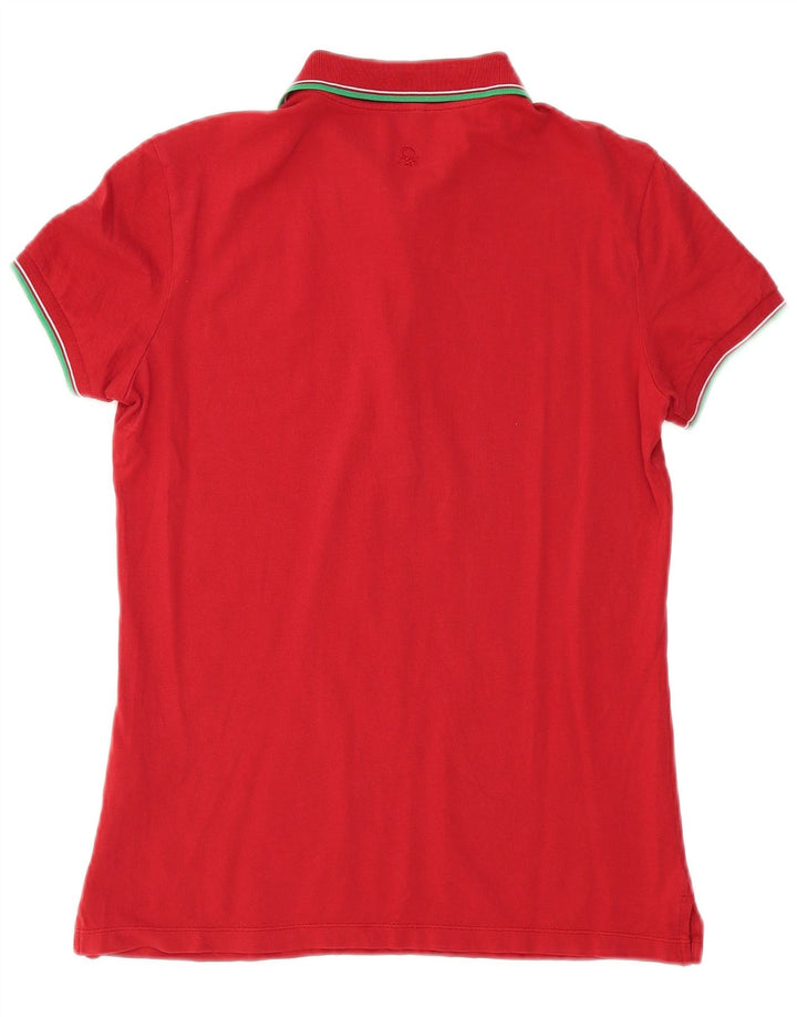 Benetton Polo Homme Petit Rouge Coton