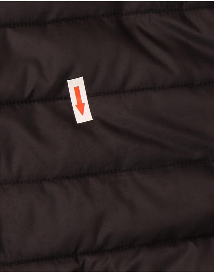 Ellesse Veste matelassée graphique pour homme UK 40 Large Noir Polyester