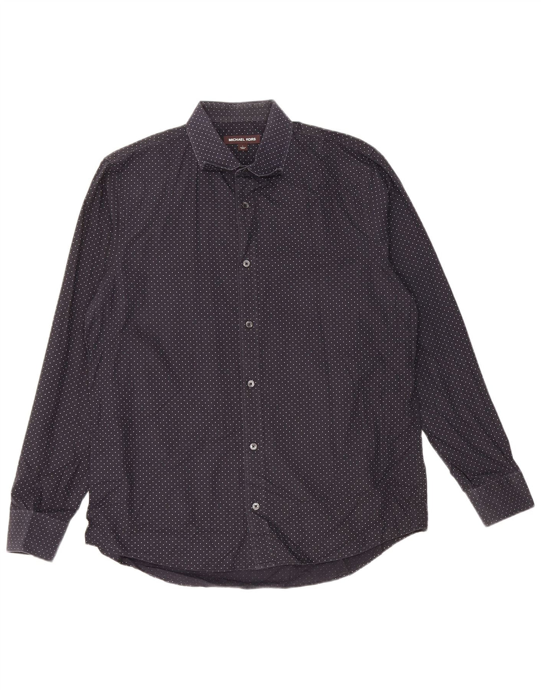 MICHAEL KORS Chemise Homme Large Coton Taché Noir