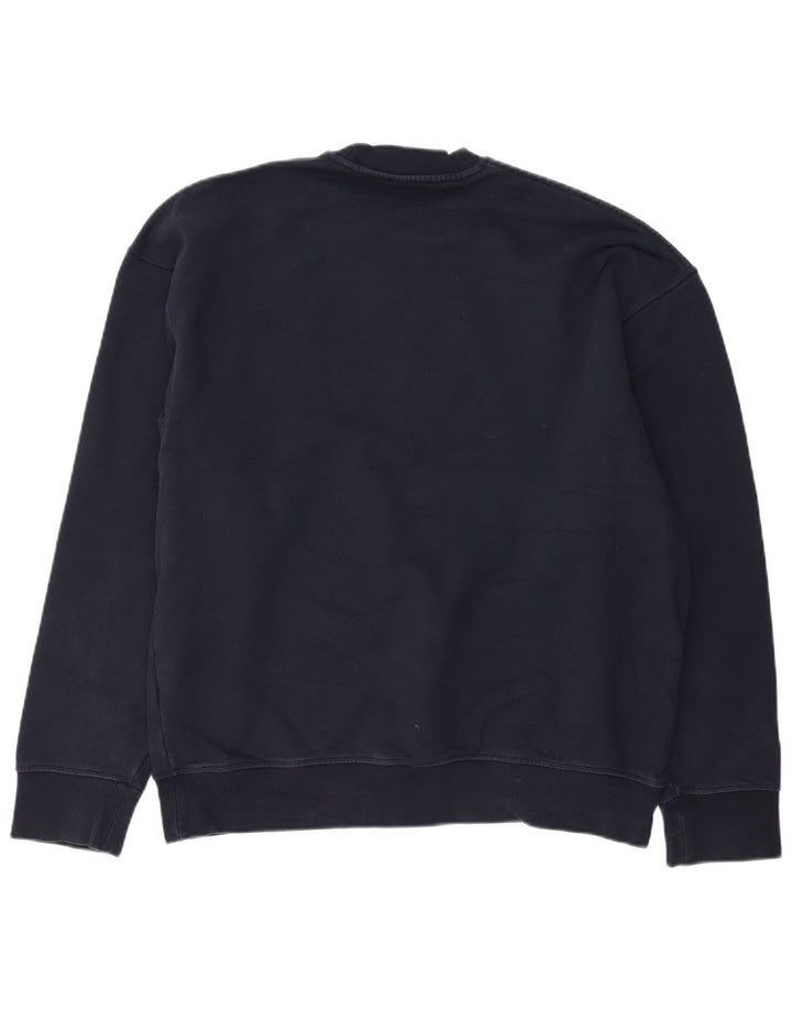 COS Sweat-shirt pour homme en coton bleu marine Taille L