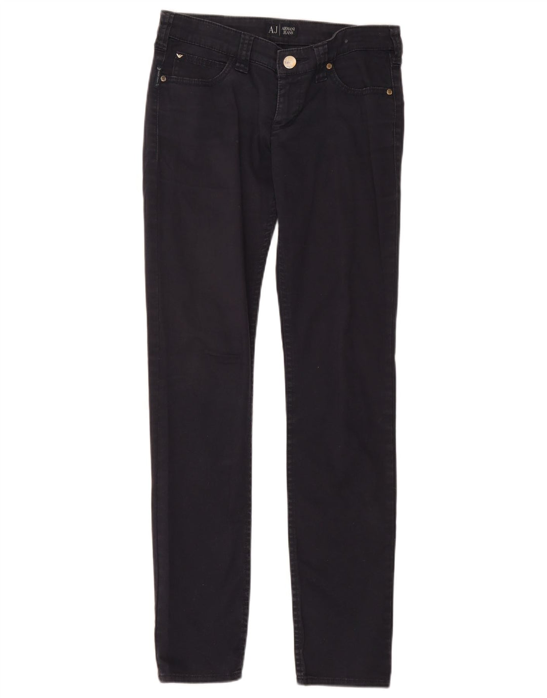 Armani Femme Jean Slim W27 L30 Bleu Marine Coton