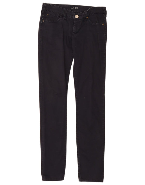 Armani Femme Jean Slim W27 L30 Bleu Marine Coton