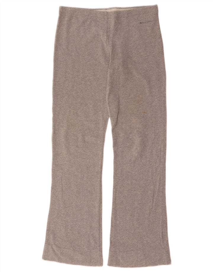 Champion Pantalon De Survêtement Femme UK 12 Coton Chiné Gris Moyen
