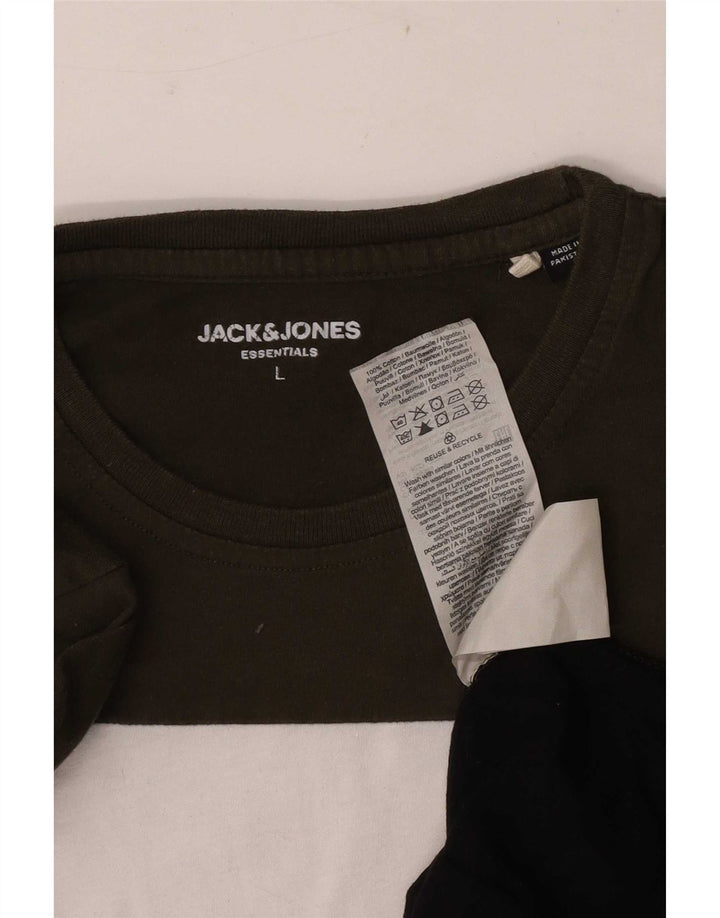 Jack & Jones T-Shirt Graphique Haut Large Multicolore Colourblock Homme