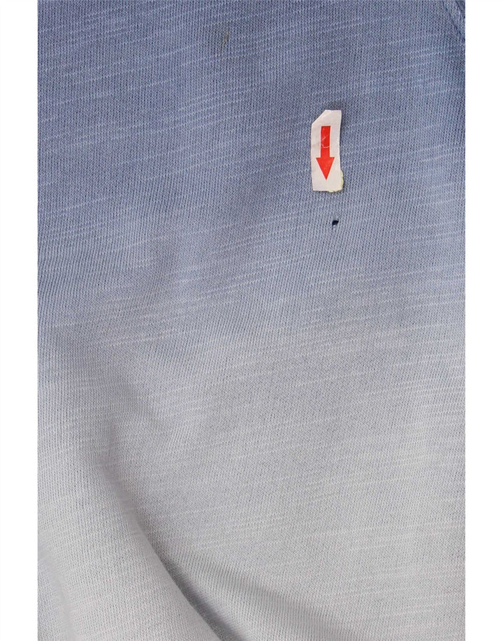 Marks & Spencer Sweat-shirt pour femme UK 10 Small Bleu Tie Dye