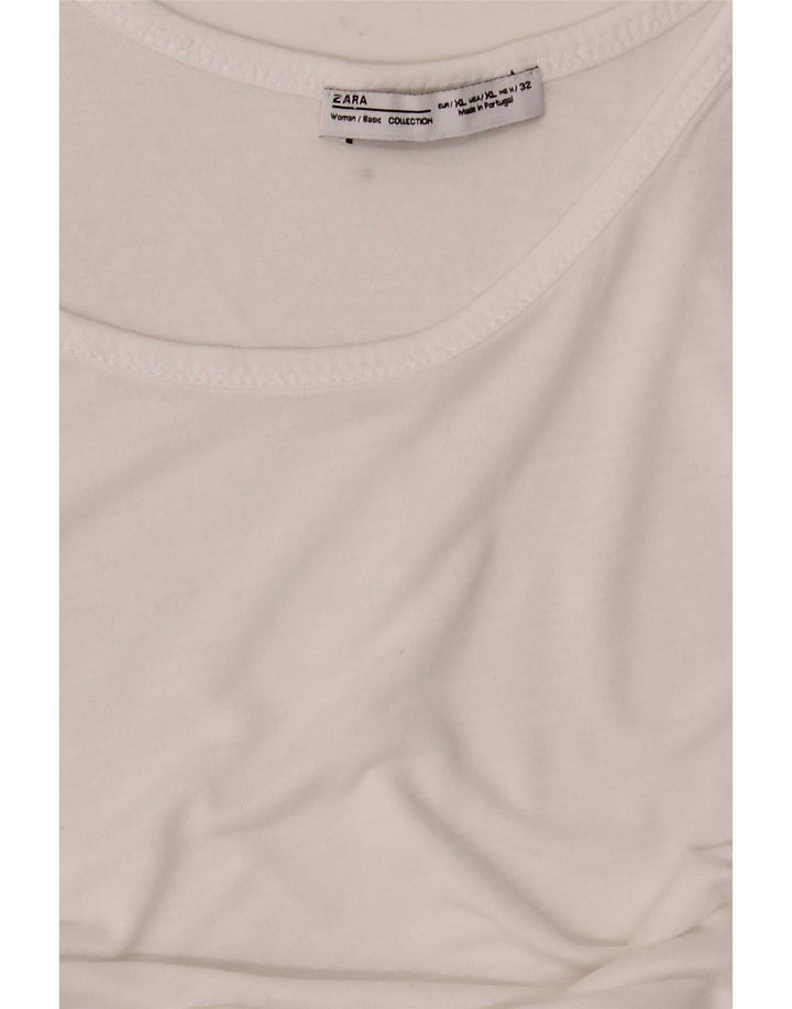 Zara Femme Débardeur UK 18 XL Blanc