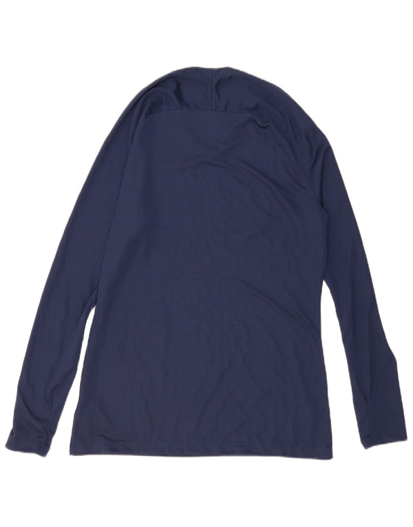 Nike Hommes Dri Fit Slim Fit Haut à manches longues Grand Bleu Marine Polyester