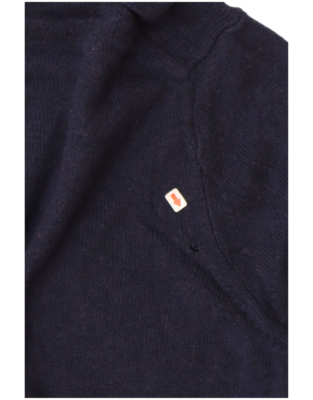 Marks & Spencer Pull col bateau pour homme en laine bleu marine Taille L