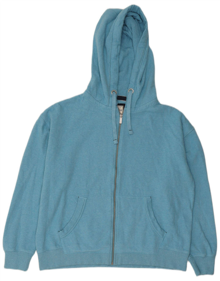 Fat Face Pull à capuche zippé pour homme en coton bleu Taille L