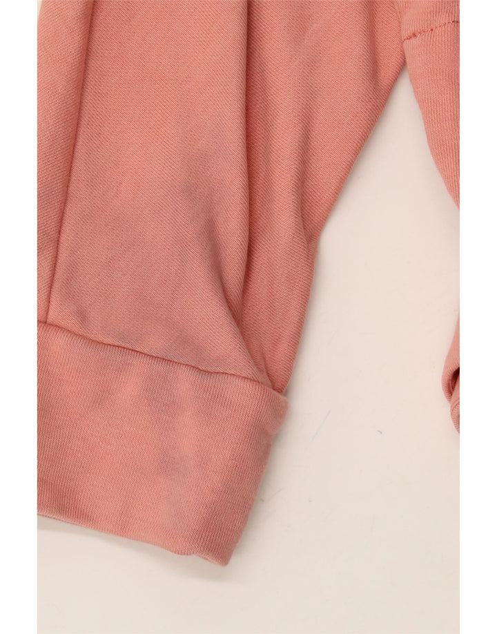 COS Sweat-shirt court surdimensionné pour femme UK 10 Petit coton rose