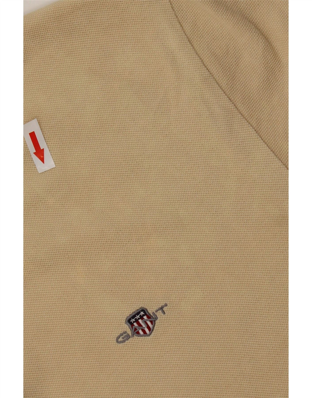 GANT Polo Homme Large Beige Coton
